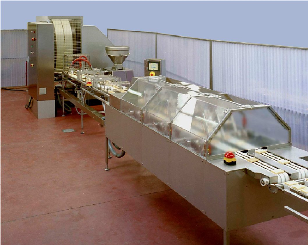 Automatic line for filled crêpes — 5 folds