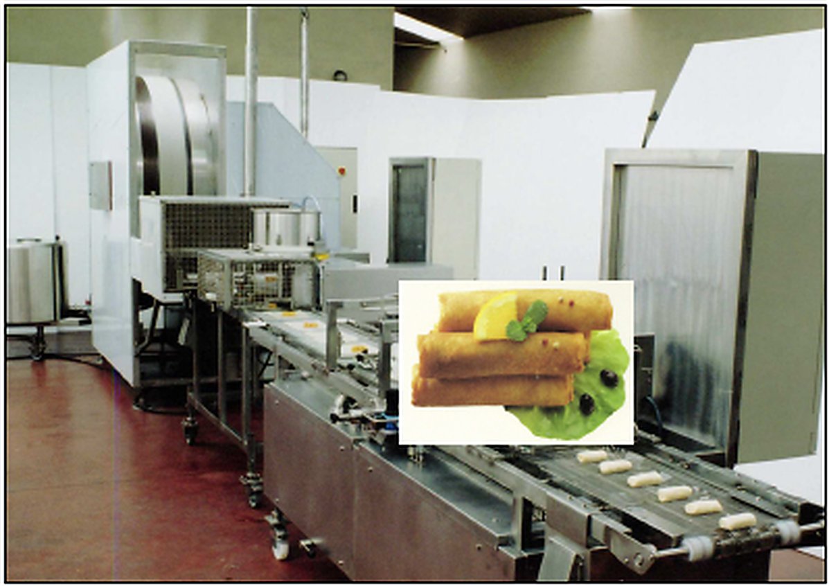 Automatic line for spring rolls and egg rolls BALPE